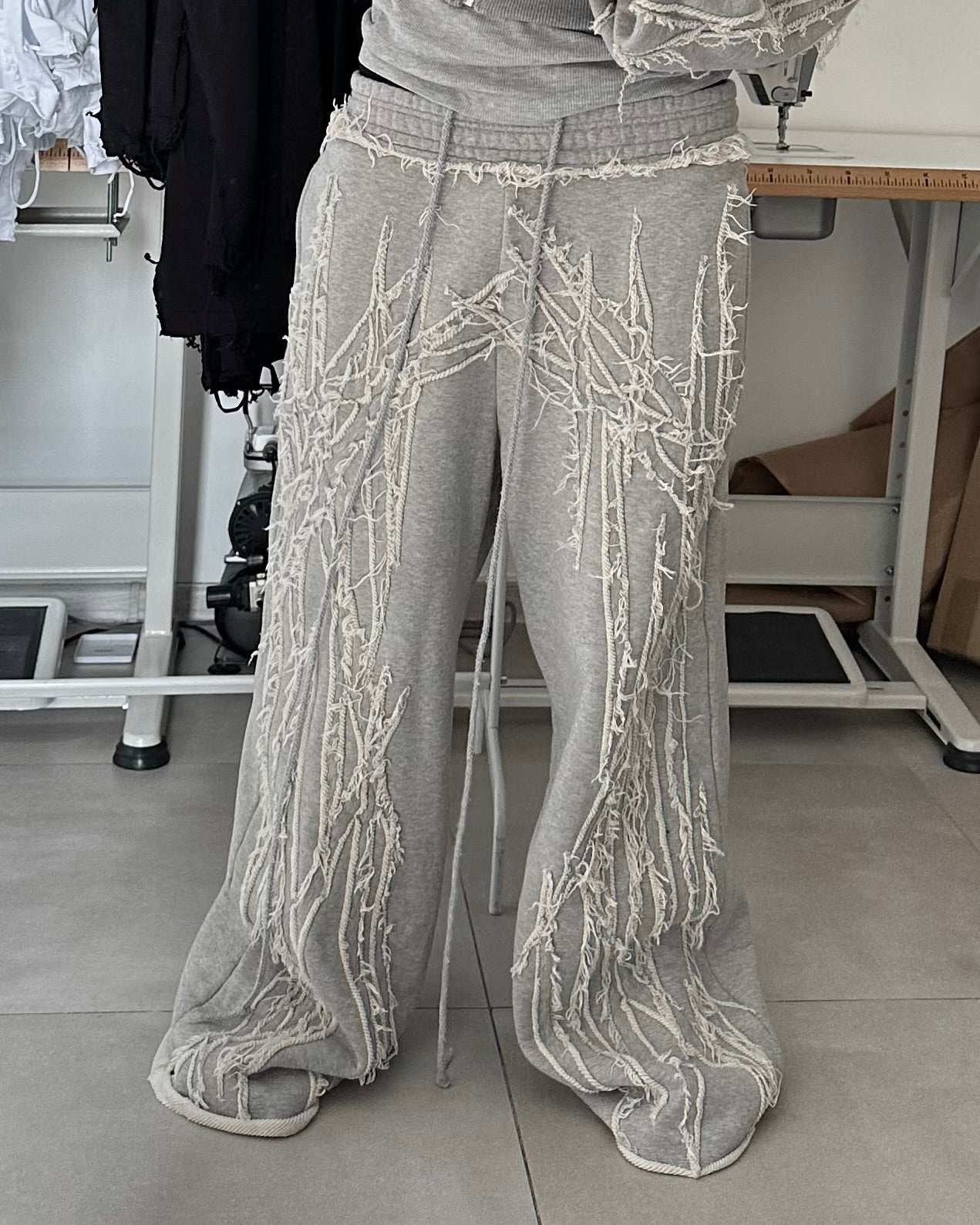 ECRU SCRAPS SWEATPANTS