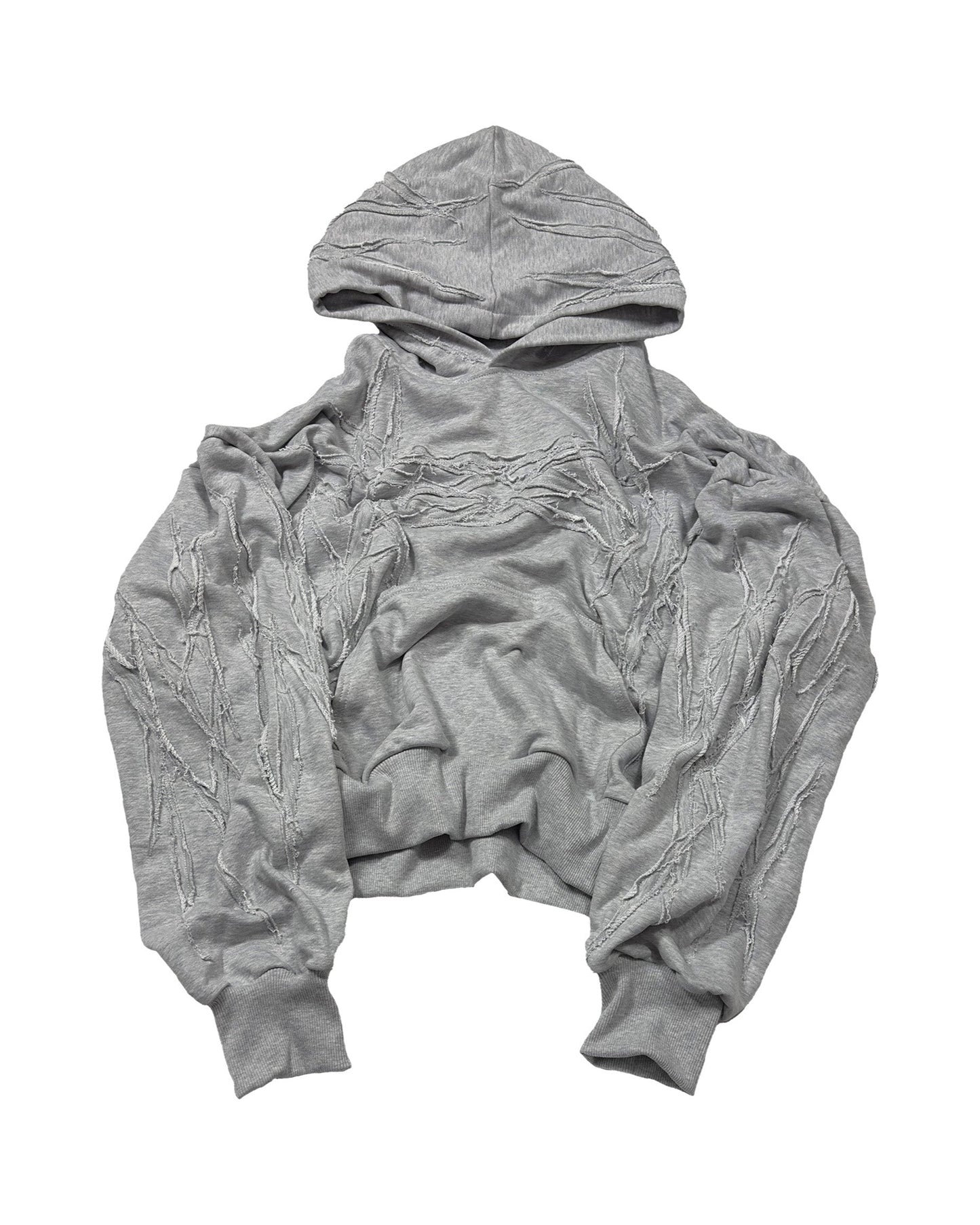 GRAY SCRAPS HOODIE