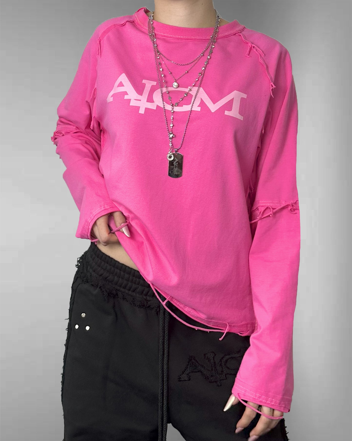PINK LONG & SHORT SLEEVE