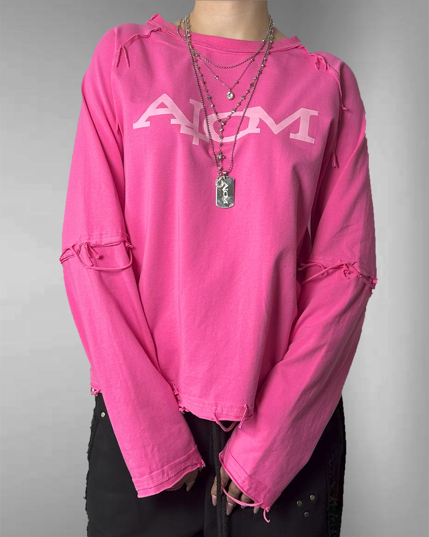 PINK LONG & SHORT SLEEVE