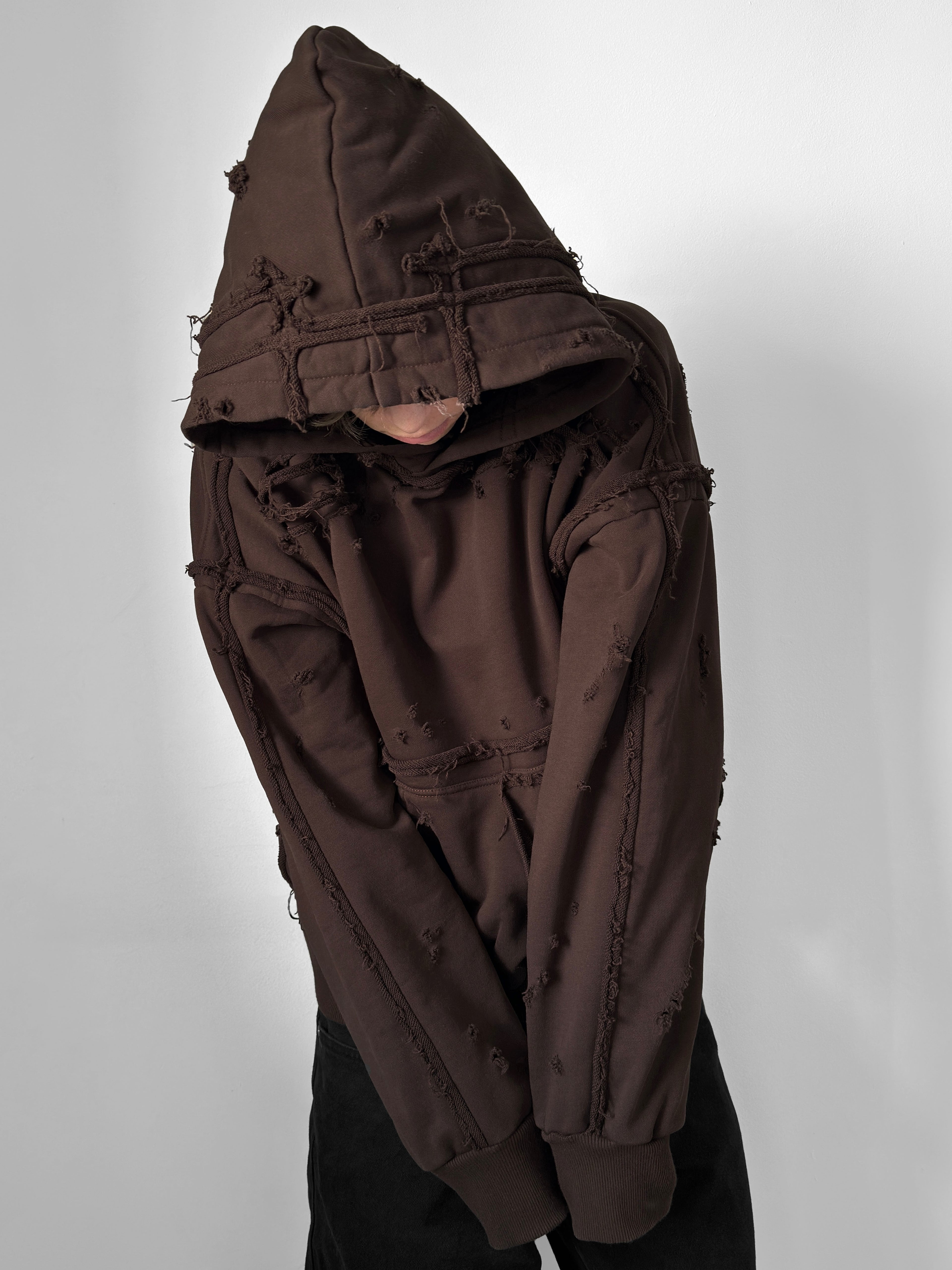 SCAR BROWN HOODIE