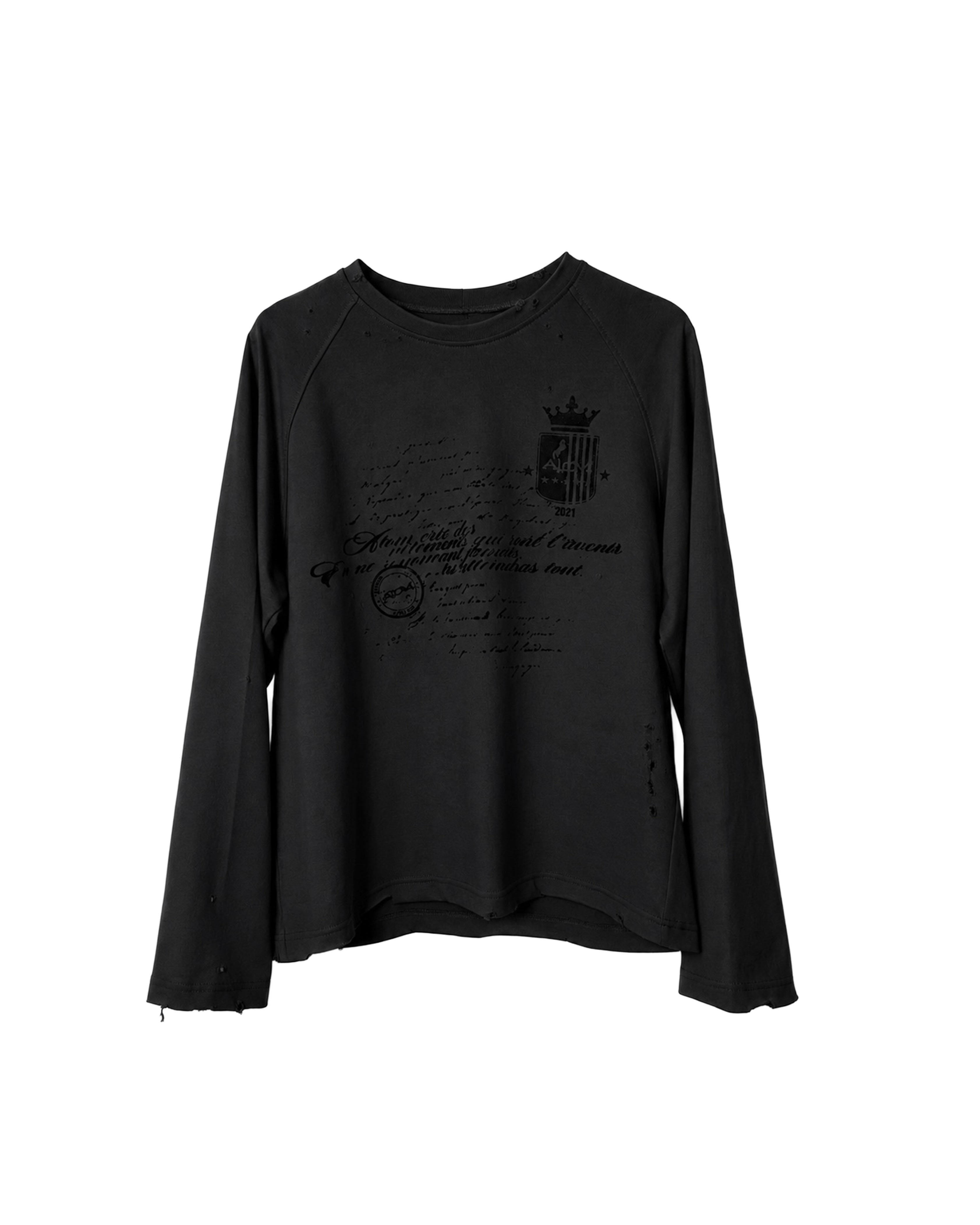 ROYAL BLACK LONGSLEEVE