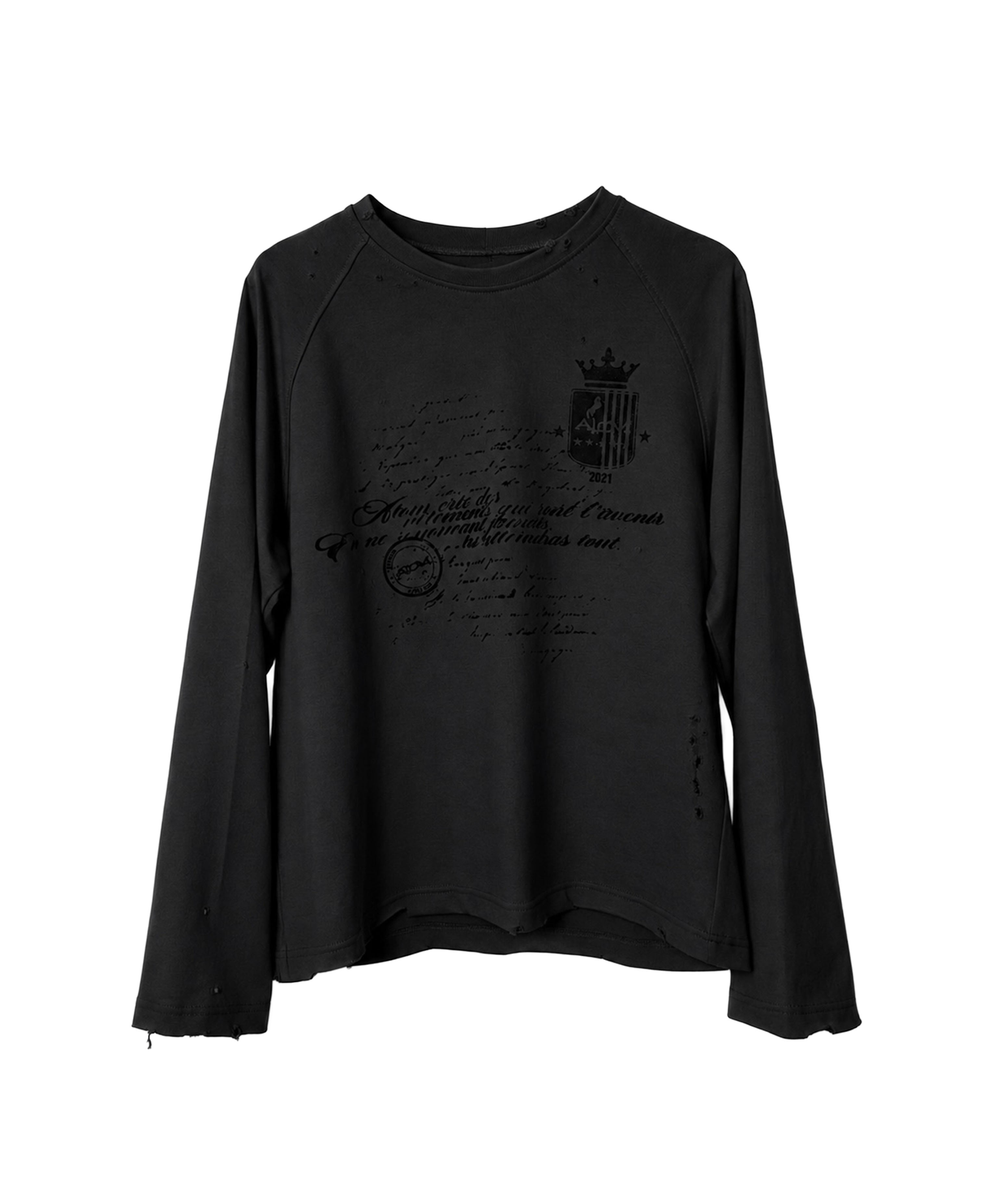 ROYAL BLACK LONGSLEEVE