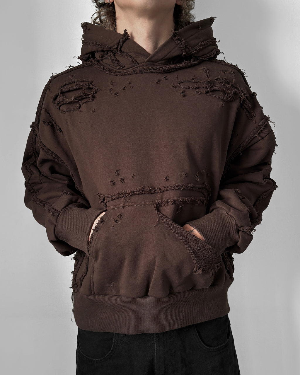 SCAR BROWN HOODIE