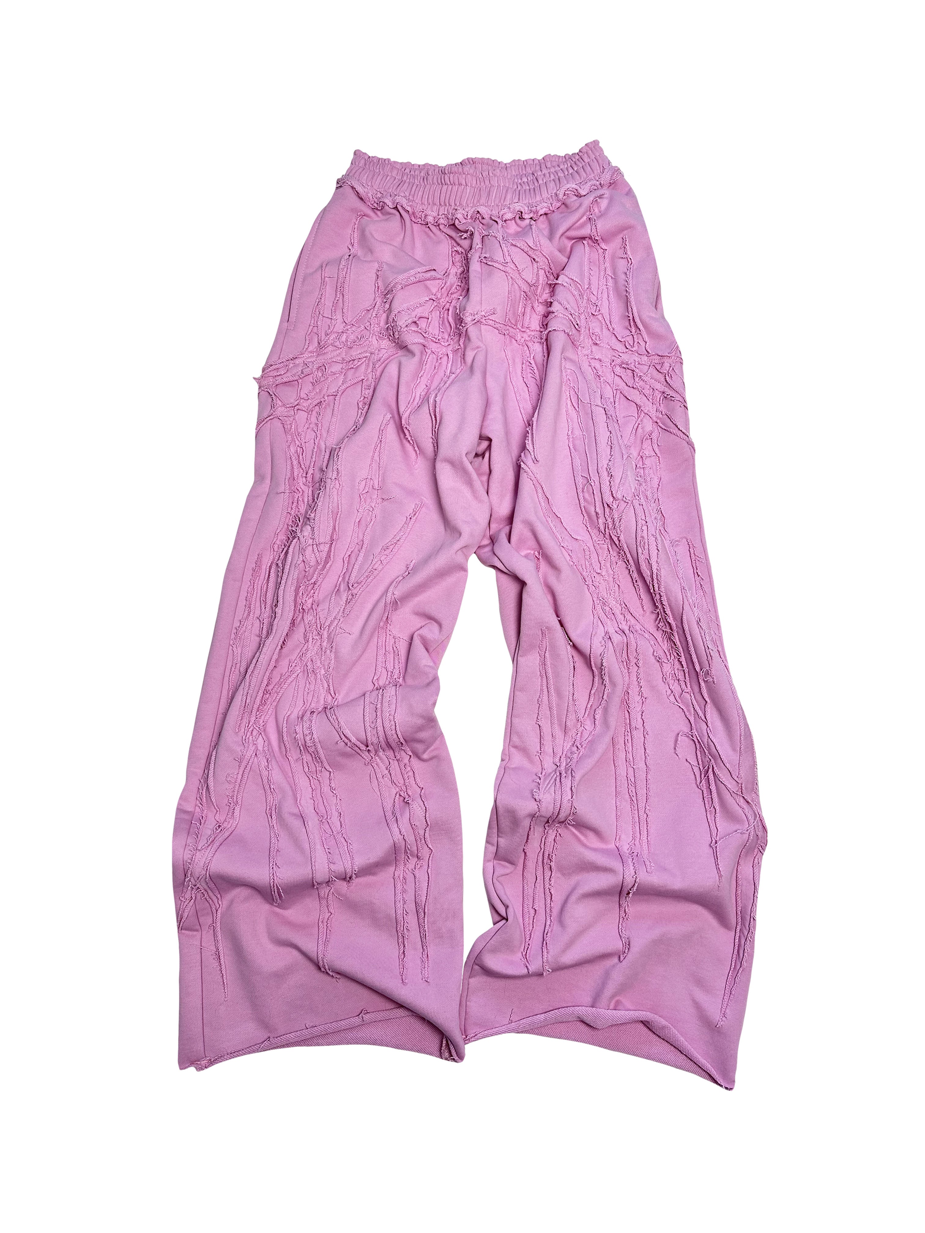 PINK SCRAPS SWEATPANTS
