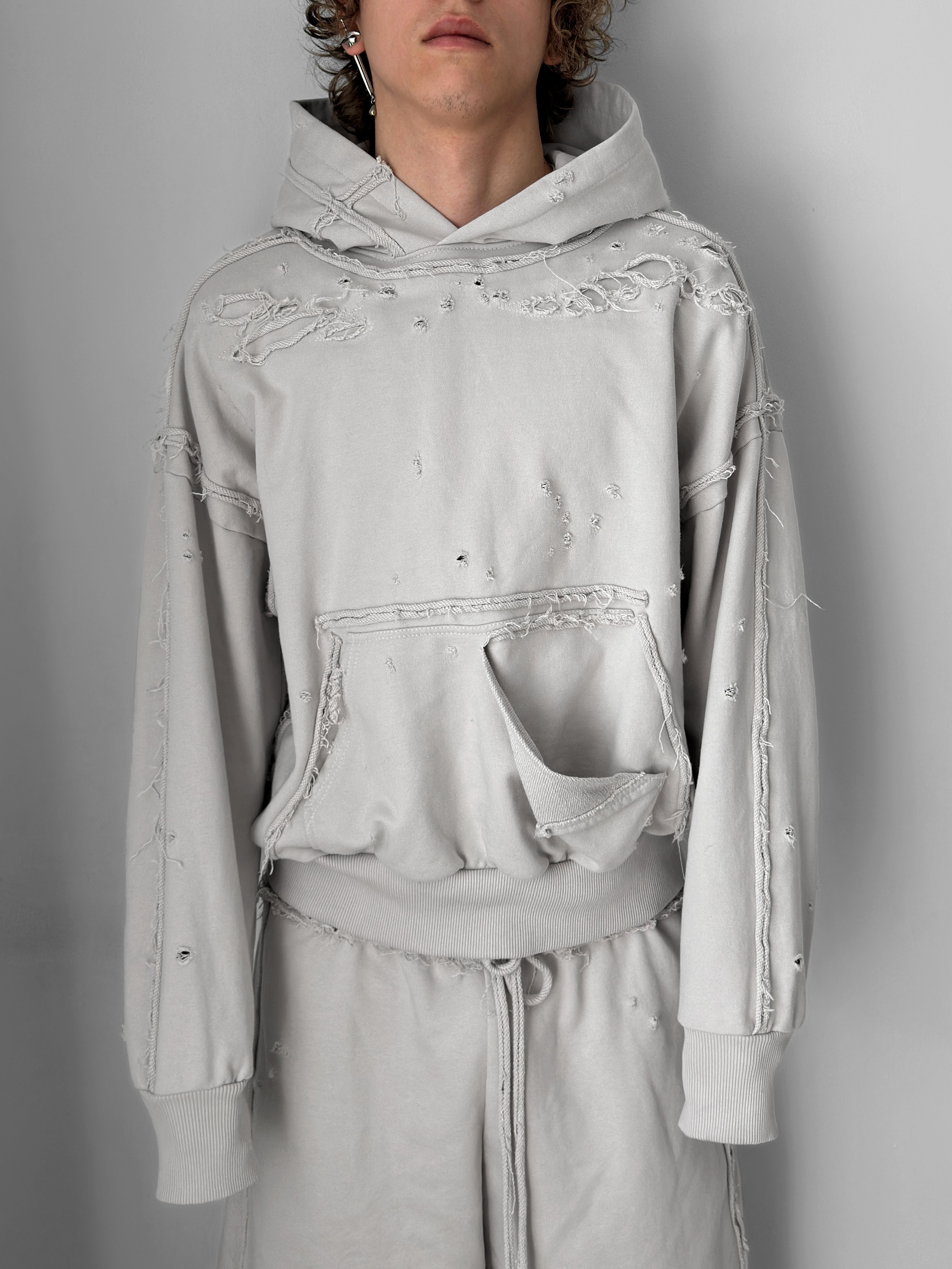 SCAR ÉCRU HOODIE