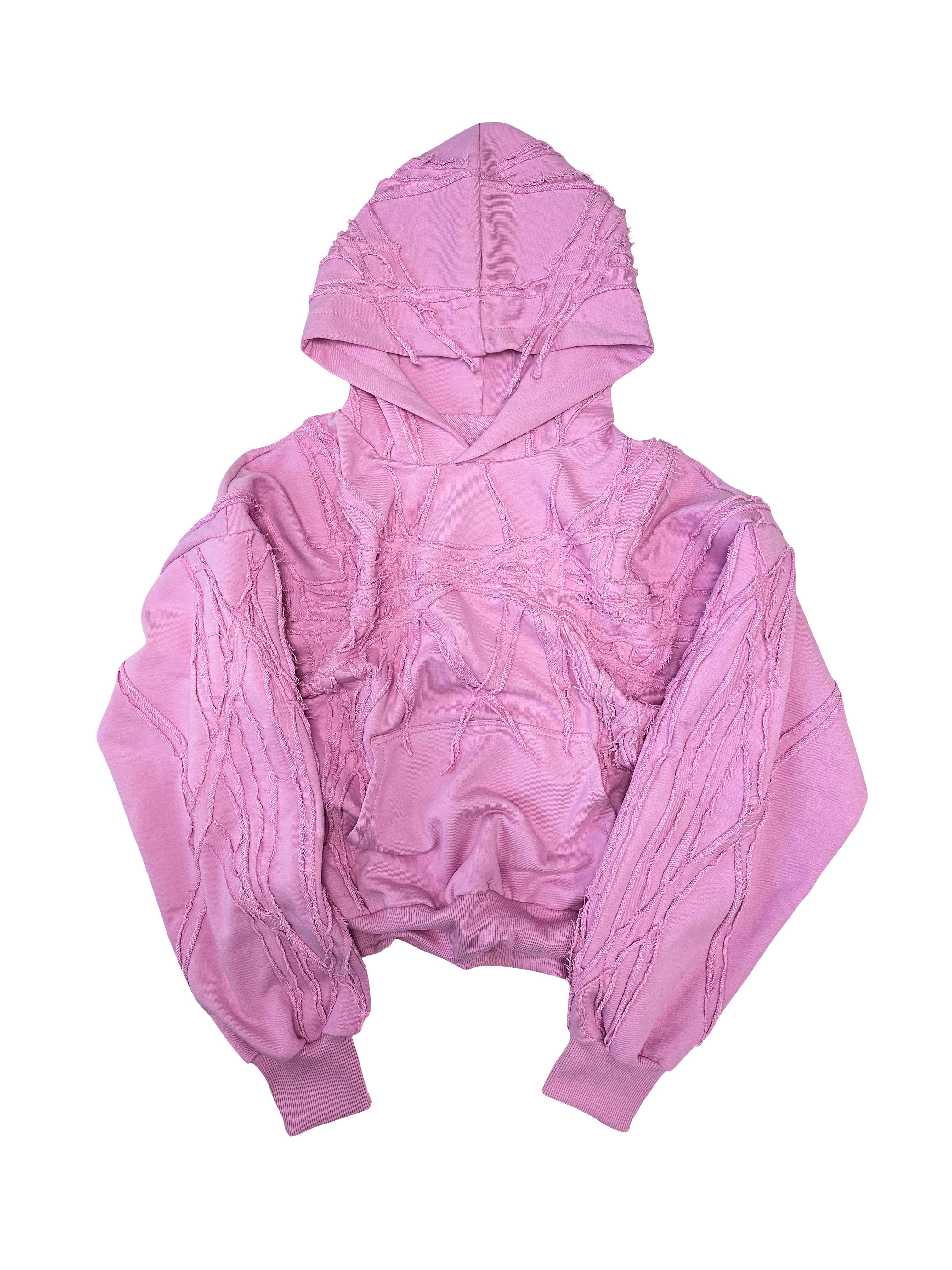 PINK SCRAPS HOODIE