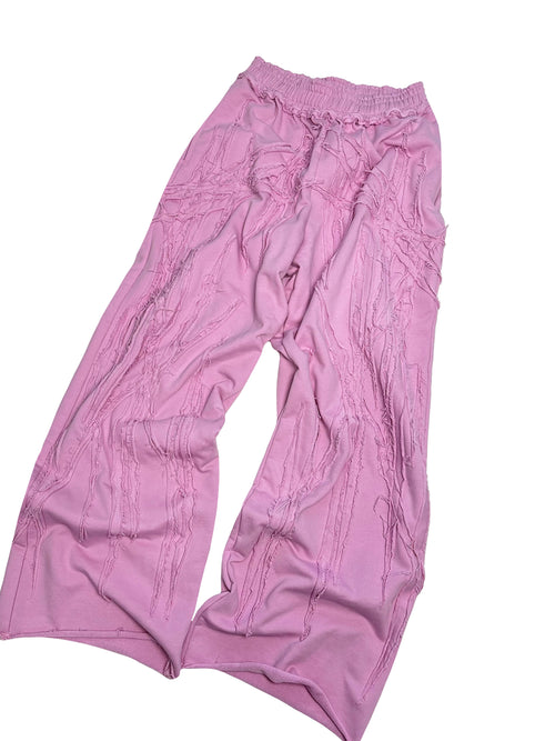 PINK SCRAPS SWEATPANTS