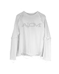 WHITE RIFT LONGSLEEVE