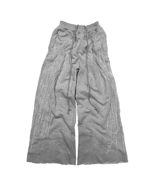 GRAY SCRAPS SWEATPANTS