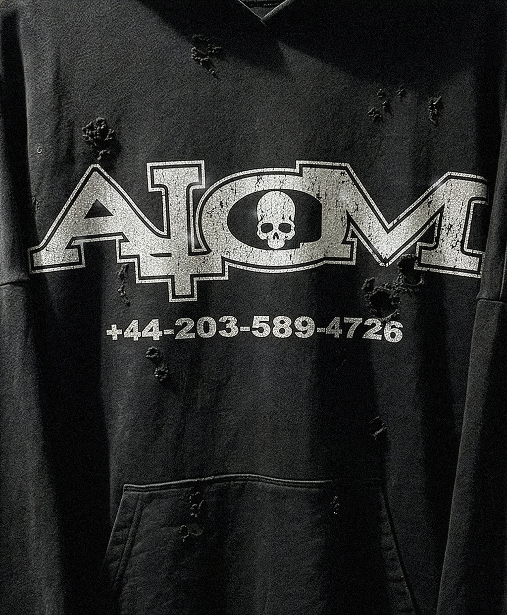 +44 BLACK HOODIE
