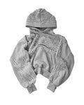 GRAY SCRAPS HOODIE