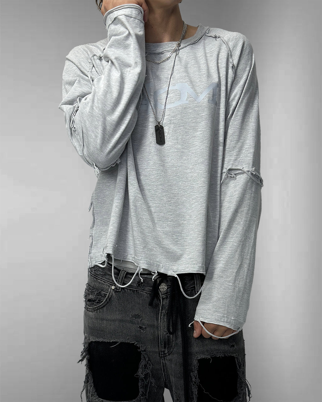 GRAY LONG & SHORT SLEEVE