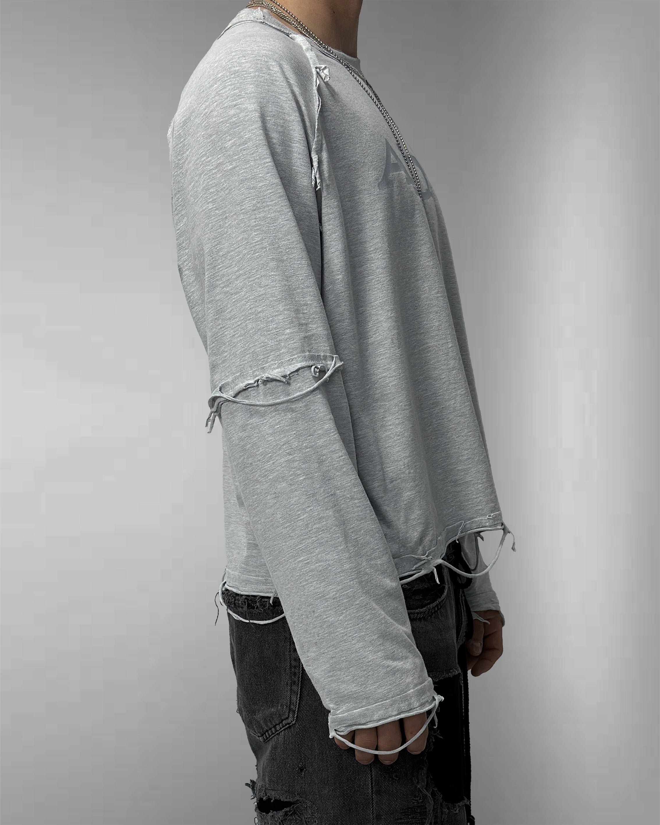 GRAY LONG & SHORT SLEEVE