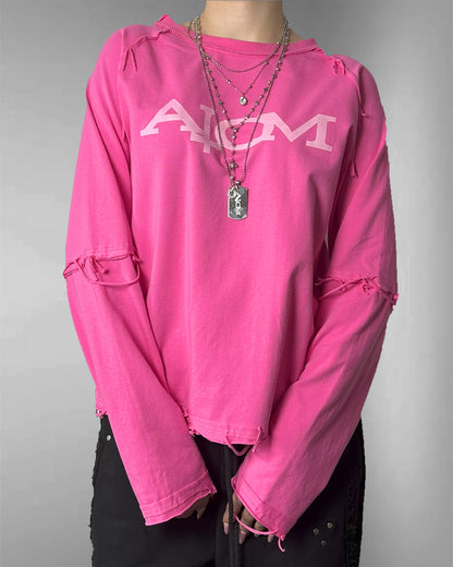 PINK LONG & SHORT SLEEVE
